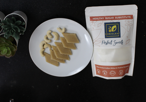 Sugar-Free Kaju Katli with Magicleaf Perfect Sweets - Magicleaf