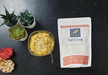 No-Sugar Moong Dal Halwa with Magicleaf Perfect Sweets - Magicleaf