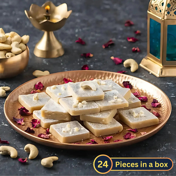 **FRESHLY MADE** Kaju Katli | Natural No Sugar Dessert Sweetened With Stevia