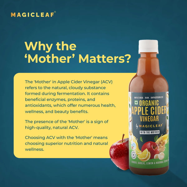 Organic Himalayan Apple Cider Vinegar (๐ญ๐๐๐๐๐: ๐ฎ๐๐๐๐๐, ๐ฎ๐๐๐๐๐ & ๐ณ๐๐๐๐) | Raw, Unfiltered, Unpasteurized | Contains Mother Culture & Probiotics (500 ml)