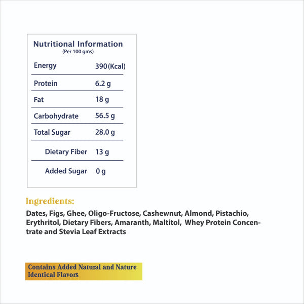 **FRESHLY MADE** Anjeer Roll by Magicleaf | Natural No Sugar Dessert Sweetened With Stevia