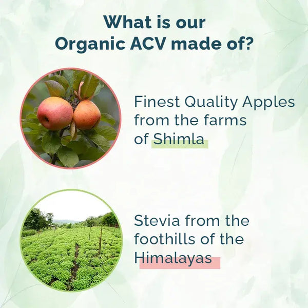 Organic Himalayan Apple Cider Vinegar (𝑭𝒍𝒂𝒗𝒐𝒓: 𝑳𝒆𝒎𝒐𝒏) | Raw, Unfiltered, Unpasteurized | Contains Mother Culture & Probiotics (500 ml)