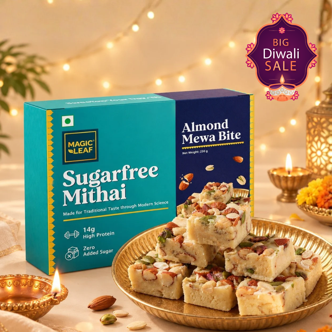 Almond Mewa Bite by Magicleaf | Sugarfree Mithai by Magicleaf