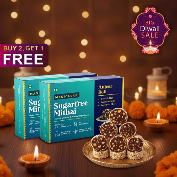 Pack of 2 | Sugar-free Anjeer Roll | Big Diwali Sale Special