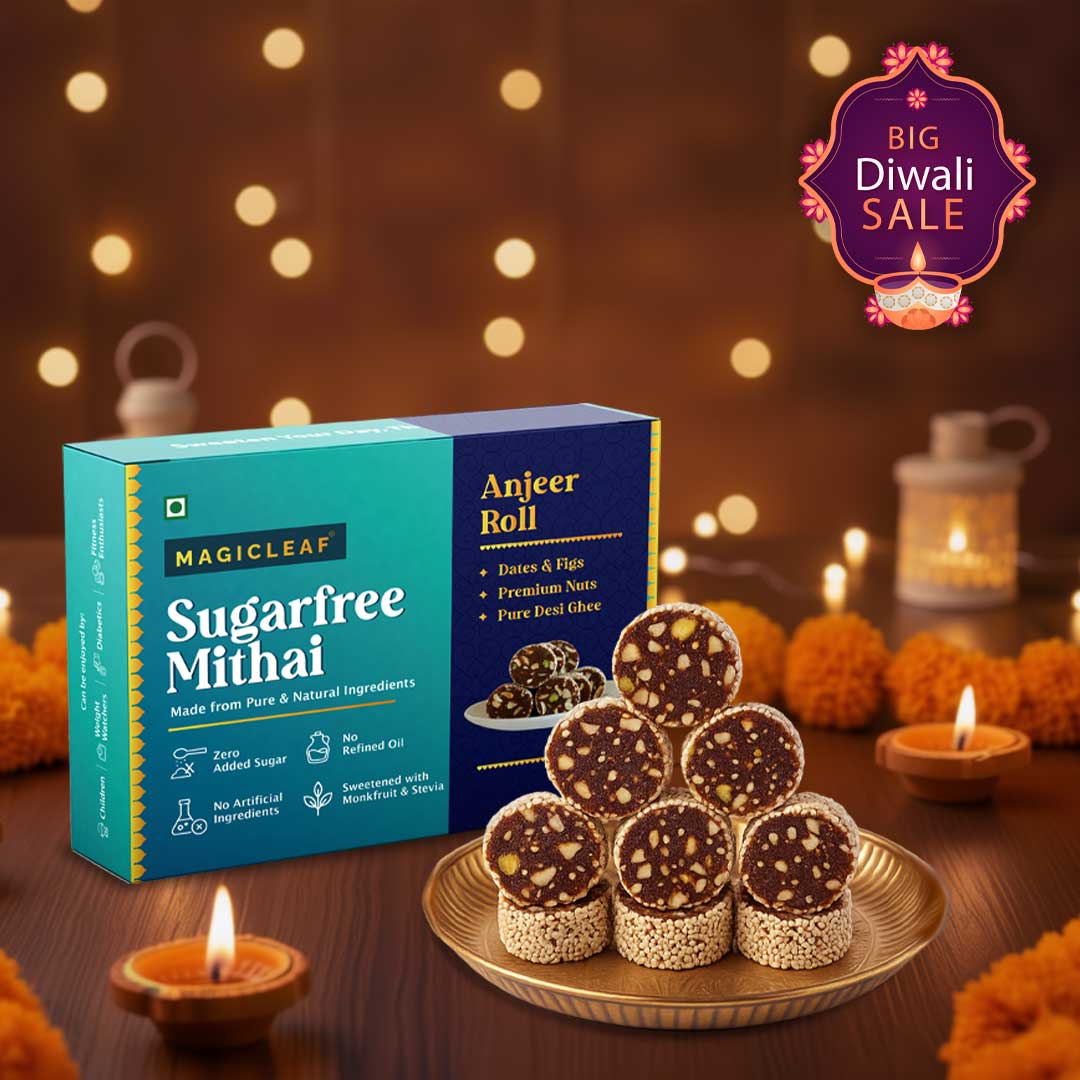**FRESHLY MADE** Anjeer Roll by Magicleaf | Natural No Sugar Dessert Sweetened With Stevia