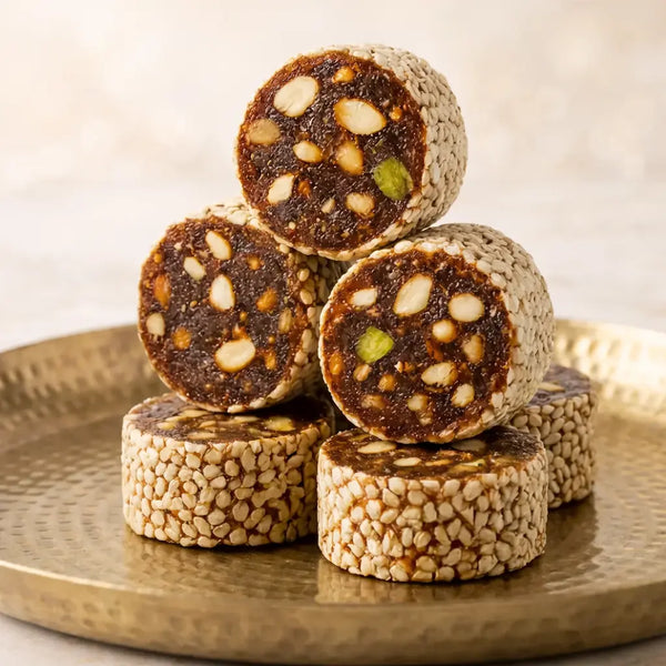 **FRESHLY MADE** Anjeer Roll by Magicleaf | Natural No Sugar Dessert Sweetened With Stevia