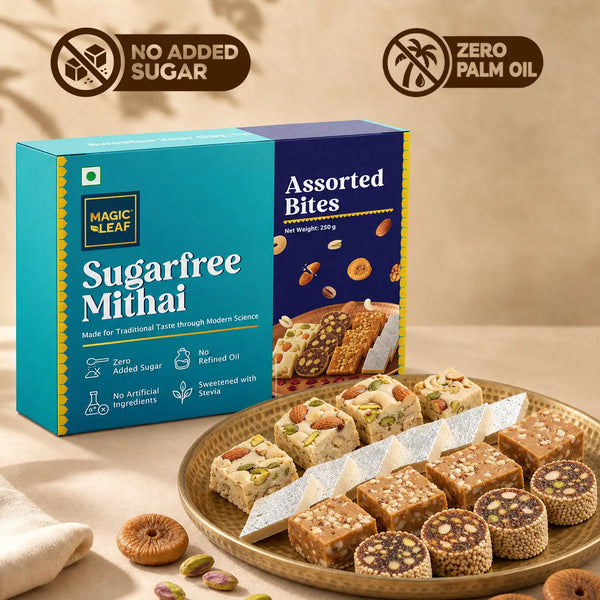 4-in-1 Dessert Combo Pack | Sugarfree Mithai by Magicleaf