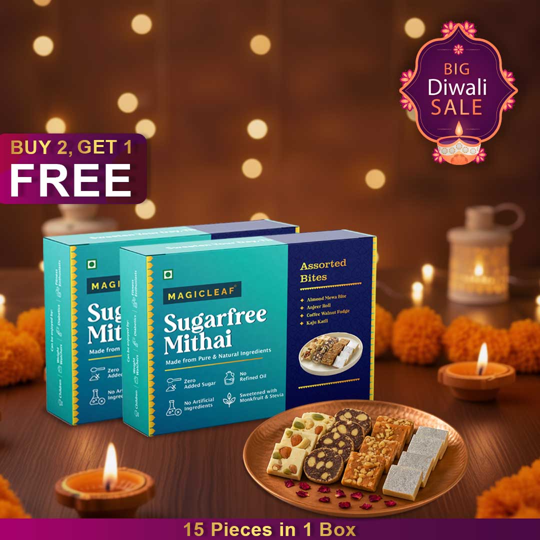 Buy 2 Get 1 FREE | Sugar-free 4-in-1 Combo Sweet | Big Diwali Sale Special