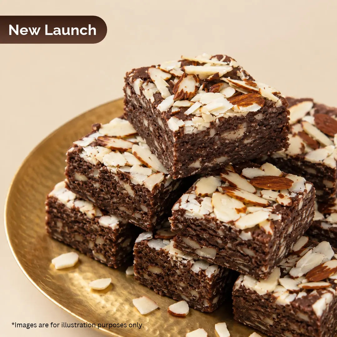 Chocolate Barfi | Sugarfree Mithai by Magicleaf