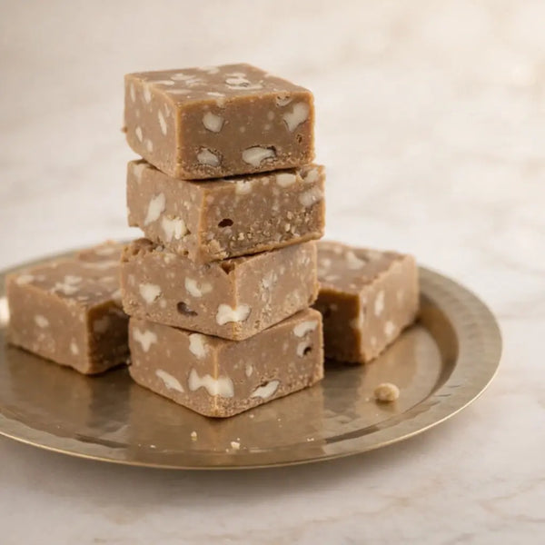 Sugarfree Sweets Box at ₹1 | Coffee Walnut Fudge (12 Pcs)