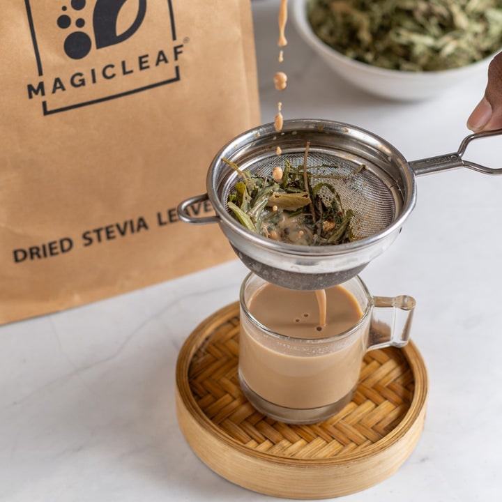 Dried Stevia Leaves by Magicleaf (100g) - 100% Natural Sweetener | Zero Calorie