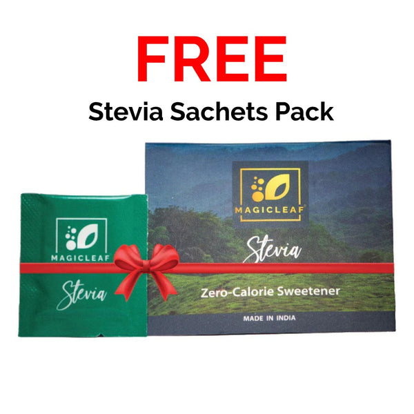 ✅ FREE Pack of 3 Stevia Powder Sachets (⏰Limited Period Free Gift. Cannot be purchased separately.)