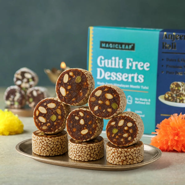 **FRESHLY MADE** Anjeer Roll by Magicleaf | Natural No Sugar Dessert Sweetened With Stevia