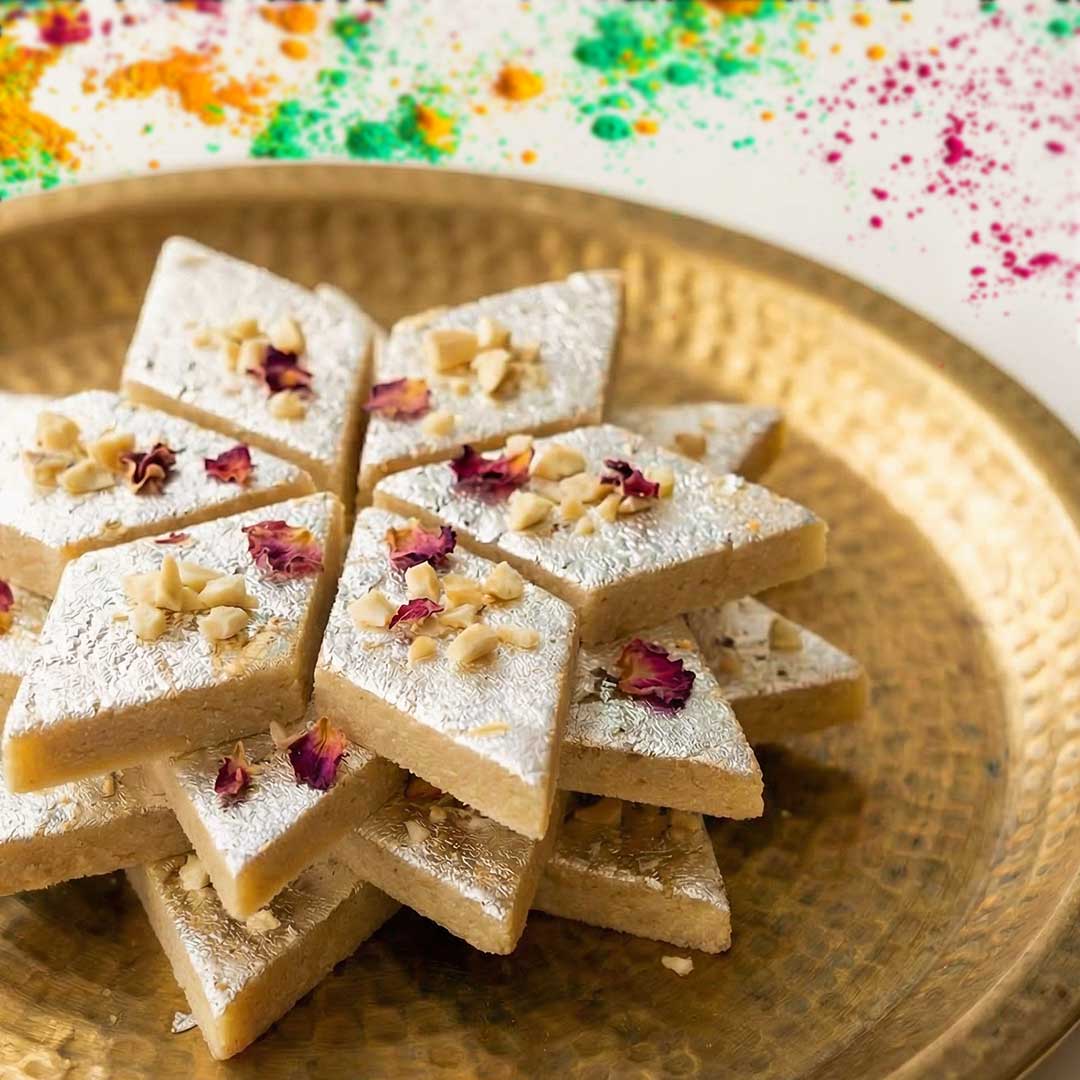 **FRESHLY MADE** Kaju Katli | Natural No Sugar Dessert Sweetened With Stevia
