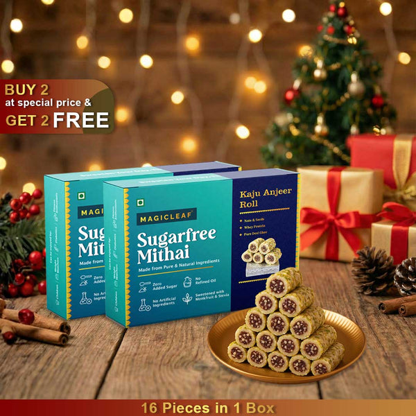 Sugar-free Kaju Anjeer Roll | Buy 2 at Special Price & Get 2 FREE