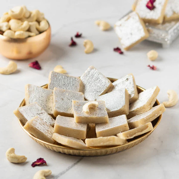 Sugarfree Sweets Combo | Kaju Katli (2️⃣4️⃣ Pcs Box) + Coffee Walnut Fudge (1️⃣2️⃣ Pcs Box)