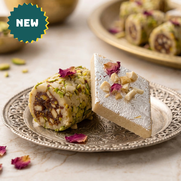 Kaju Delight Combo | Sugarfree Kaju Katli & Kaju Anjeer Roll by Magicleaf