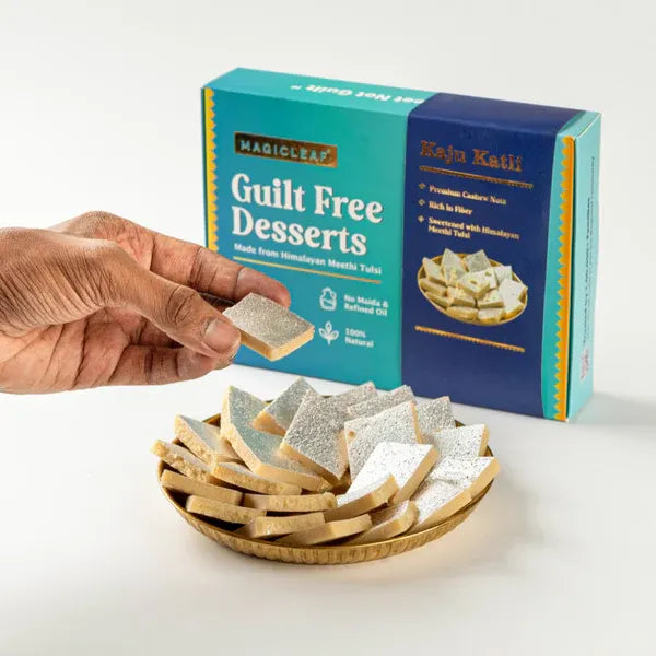**FRESHLY MADE** Kaju Katli | Natural No Sugar Dessert Sweetened With Stevia