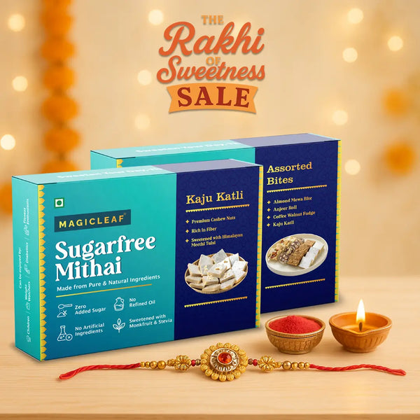 Sugarfree Sweets Combo | Kaju Katli (2️⃣4️⃣ Pcs Box) + Assorted (1️⃣5️⃣ Pcs Box)