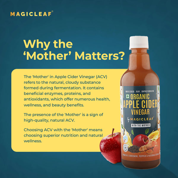 Organic Himalayan Apple Cider Vinegar - (𝑭𝒍𝒂𝒗𝒐𝒓: 𝑻𝒖𝒓𝒎𝒆𝒓𝒊𝒄 & 𝑩𝒍𝒂𝒄𝒌 𝑷𝒆𝒑𝒑𝒆𝒓) | Raw, Unfiltered, Unpasteurized | Contains Mother Culture & Probiotics (500 ml)