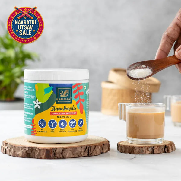 Stevia Powder By Magicleaf (250gms) | Natural Sweetener Made From Himalayan Stevia Leaves