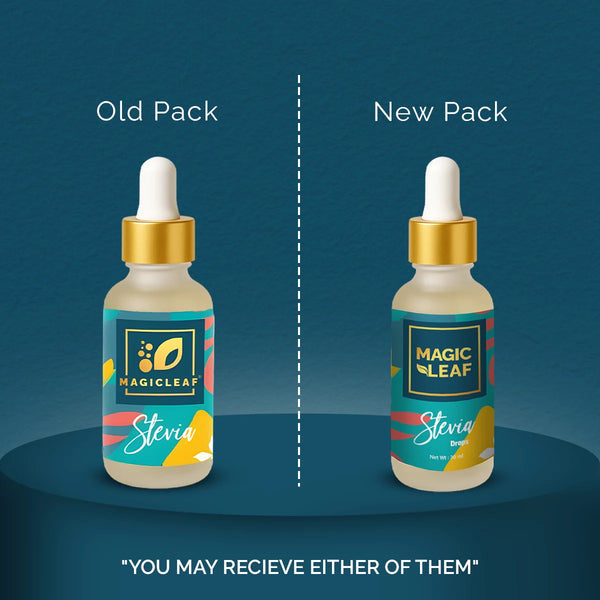 Magicleaf Liquid Stevia Sweetener Drops - Sugar Free, Zero Calorie (30ml)