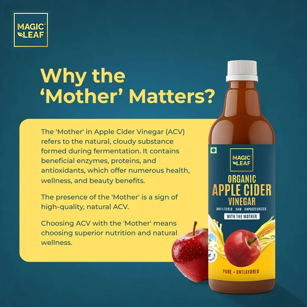 Organic Himalayan Apple Cider Vinegar - (𝑼𝒏𝒇𝒍𝒂𝒗𝒐𝒓𝒆𝒅) | Raw, Unfiltered, Unpasteurized | Contains Mother Culture & Probiotics (500 ml)
