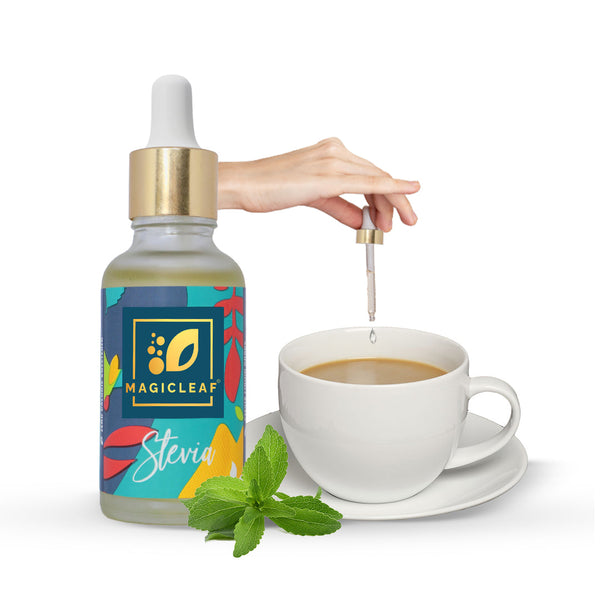 🎁 Sweeteners Combo Pack | Stevia Liquid Bottle (30ml) + Stevia Powder (100 Sachets)