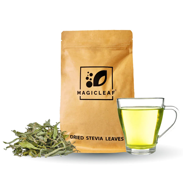 Stevia Dried Leaves by Magicleaf (100g) - 100% Natural Sweetener | Zero Calorie