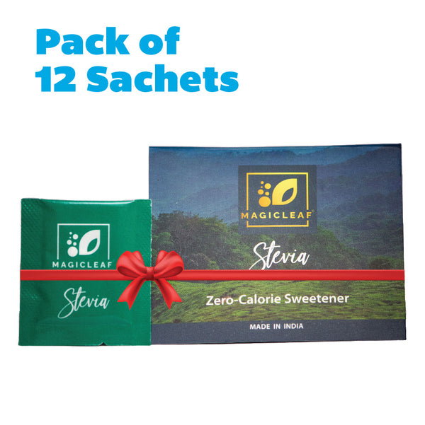 ✅ FREE 12 Stevia Powder Sachets (3 Packs x 4 = 12 Sachets) - (Free Gift. Cannot be purchased separately.)