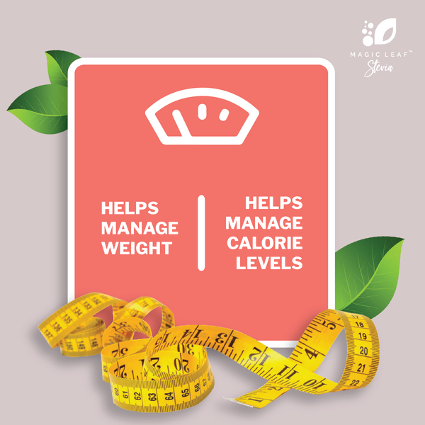 Stevia Sugar Free Powder by Magicleaf® with 99.9% REB-A Purity (250 g) | 100% Natural Sweetener Made From Stevia Leaves | Zero Calorie - Magicleaf Stevia zero calorie natural sweetener for managing weight and calorie levels